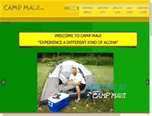 Tablet Screenshot of campmaui.net